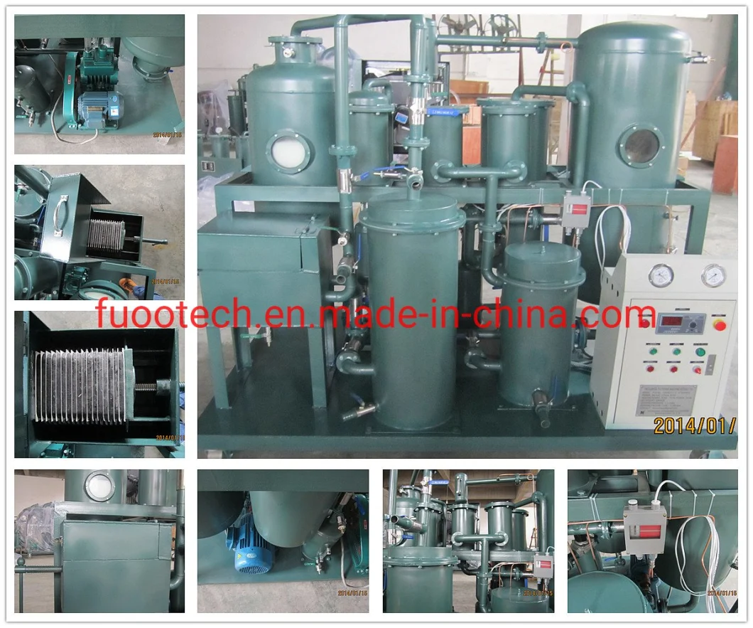 Fuootech Series Cop-B Cooking Oil Purifier for Biodiesel, Vegetable Oil Filtration Plant, Palm Oil Treatment System, Coconut Oil Recycling Machine