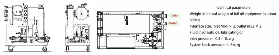 Transformer Insulating Hydraulic Oil Purifier for Lube and Hydraulic Oil