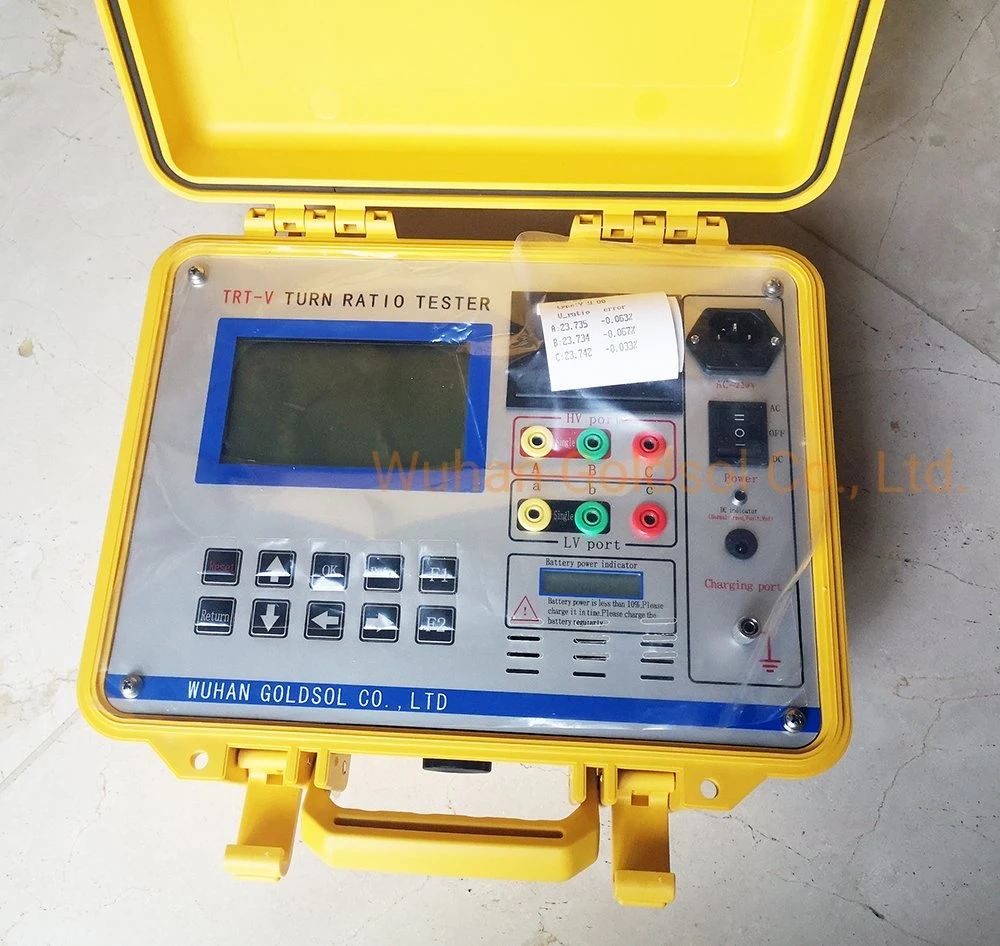 Automatic TTR Transformer Turns Ratio Tester