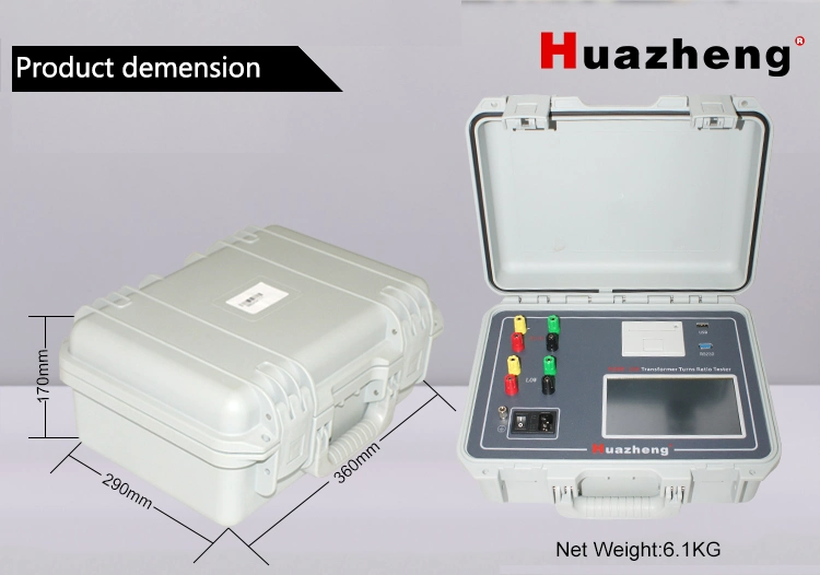 Hzbb-10A Three Phase Automatic Digital Handheld Power Transformer TTR Meter Turns Ratio Tester Price