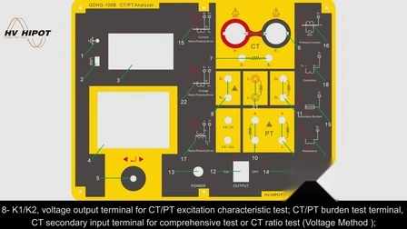 HVHIPOT CT/PT Exciting Characteristic Curve Test Analyzer With 30kV Exciting Voltage