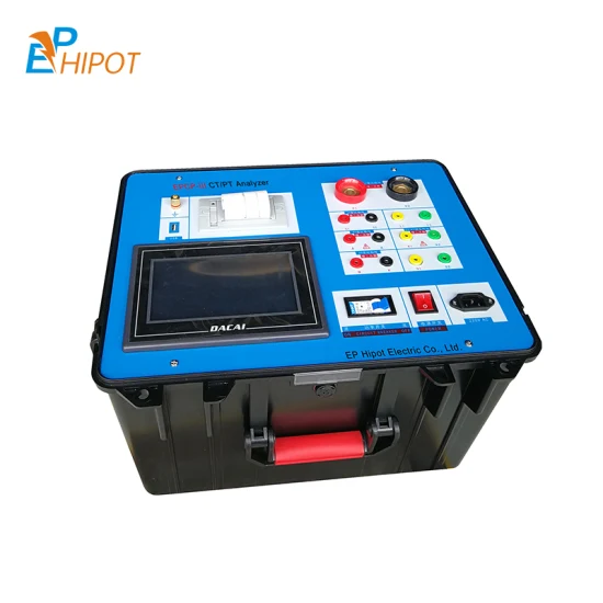 Automatic CT PT Analyser Ctpt Characteristic Tester Transformer Polarity Ratio Analyzer