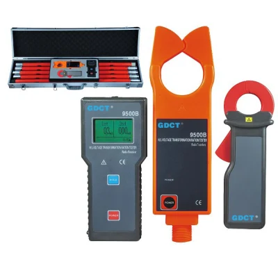 HVHIPOT GDCT-9500B Wireless HV LV CT Turns Ratio Tester TTR with clamp ammeter